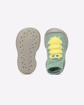 Rubber Grip Sole Socks Green